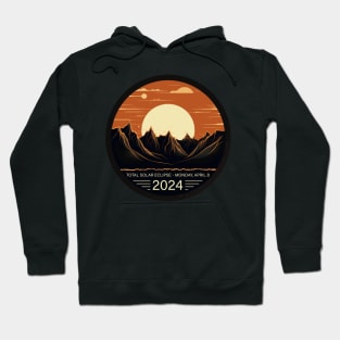 Celestial Dance 2024: North America's Solar Spectacle Hoodie